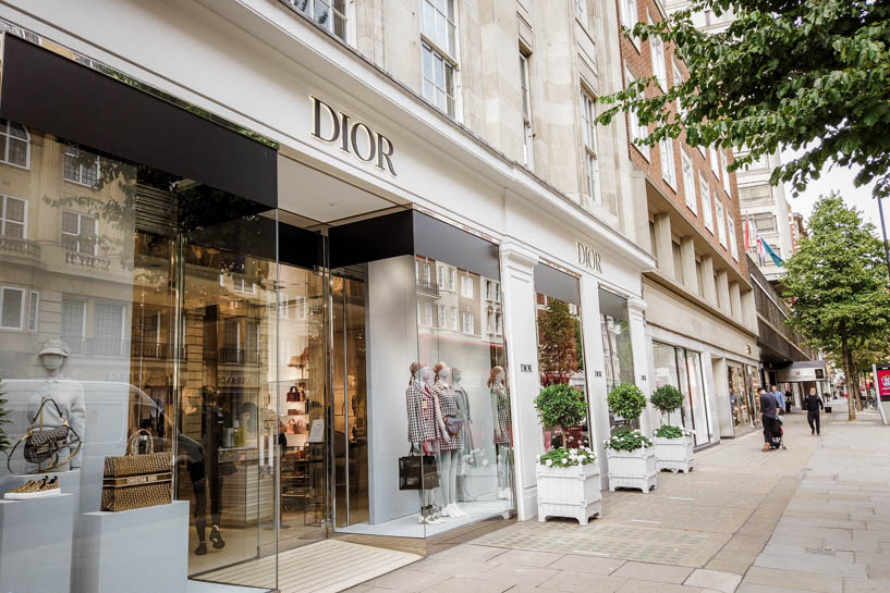 Loro Piana designer fashion store on Sloane street, London