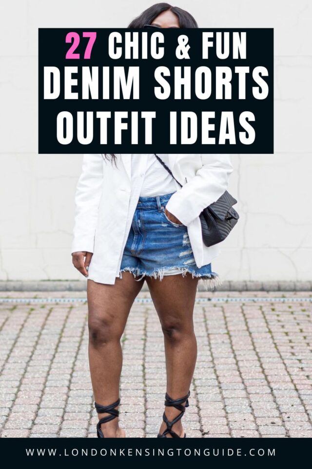 Discover 25 stylish denim shorts outfit ideas perfect for summer activities like brunch, exploring, and casual outings. From chic blazers to trendy tops, find the perfect look to elevate your summer wardrobe. Denim Shorts Outfit, Denim Shorts Outfit Summer, Denim Shorts Outfits, Denim Short Outfit, Denim Shortalls Outfit, Denim Short Outfits, Spring, Summer Casual, Denim Shorts Outfits Spring, Denim Shorts Outfit Casual, Denim Shorts Outfit Black Girl, Denim Short Outfit Black Girl
